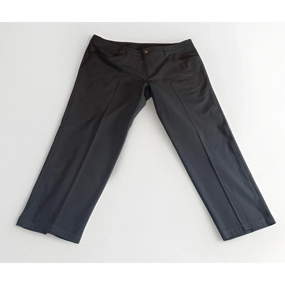 Lululemon Pants‎ Mens 40x27 Black Commission Classic Warpstreme Athleisure EUC